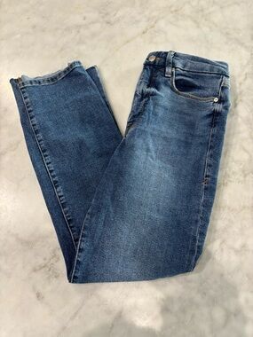 Good American Women's Dark Blue Boot Cut Jeans